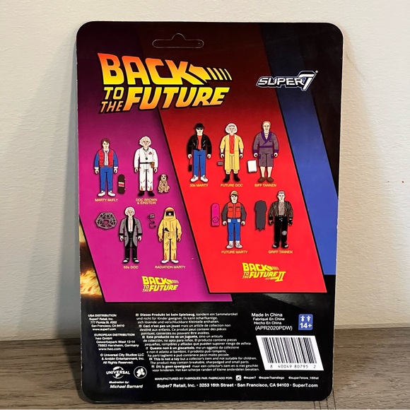 Super7 - Back to the Future II - ‘Future Marty’ - (Reaction Figures) - UNPUNCHED - Picture 5 of 6